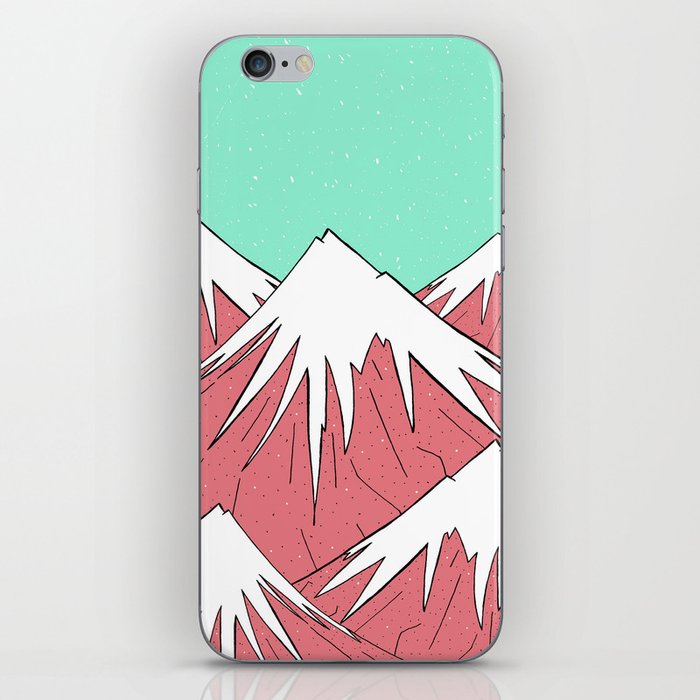 The mountains and the sky iPhone Skin