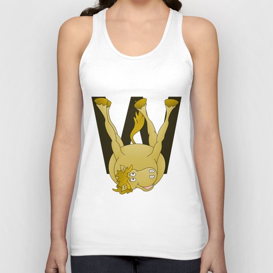 Monogram W Pony Unisex Tank Top