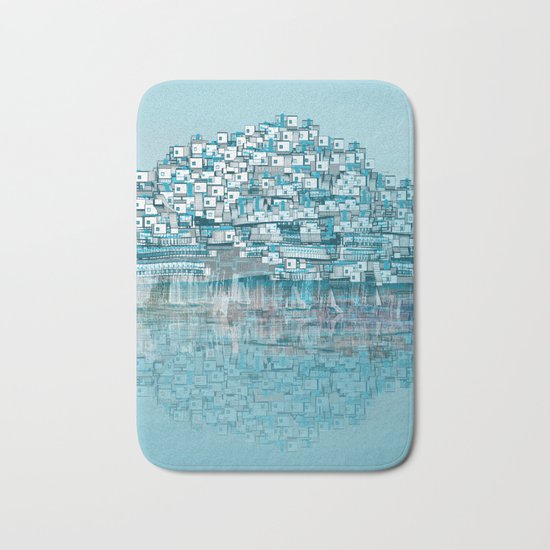 Turquoise Bath Mat