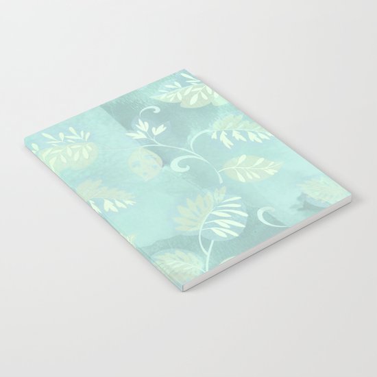 soft foliage in blue Notebook
