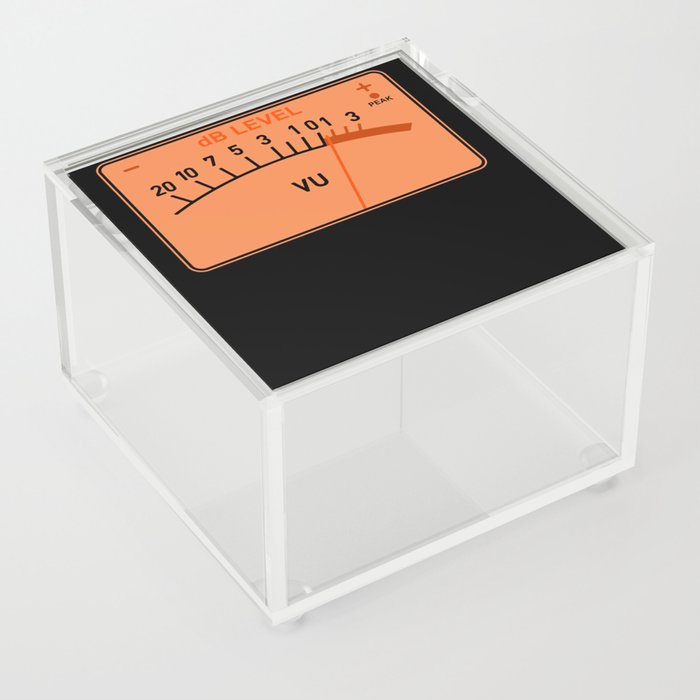 Volume Meter Acrylic Box