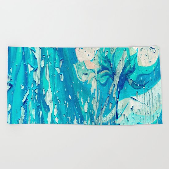 Old Wood 01 Beach Towel