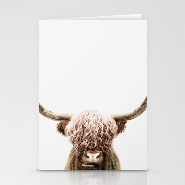Scottish Highland Cow Stationery Cards