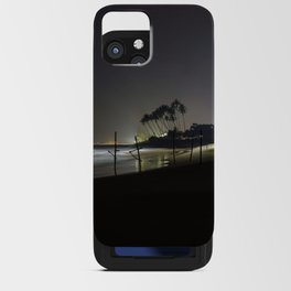Sri Lanka beach at night iPhone Card Case