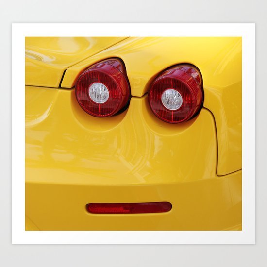 Smile Farrari Art Print