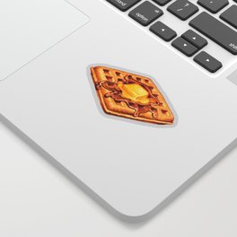 Waffle Pattern Sticker