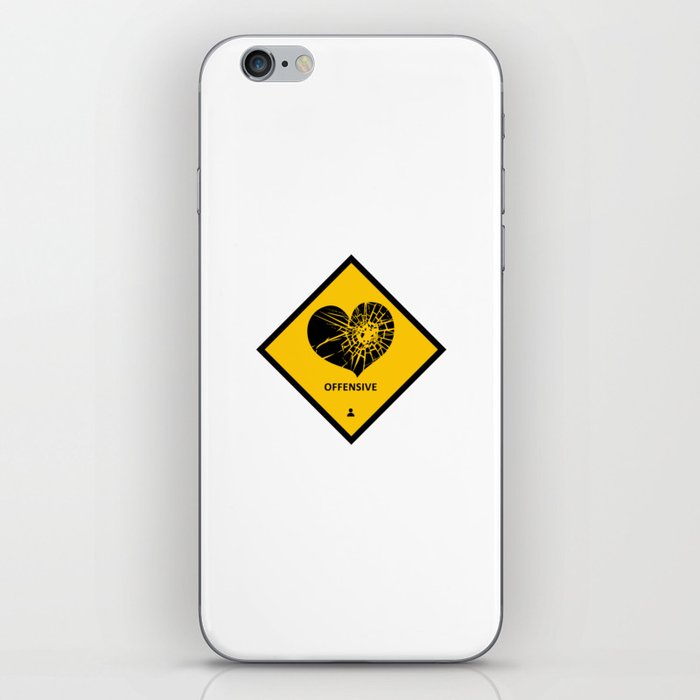 Caution: Offensive! iPhone Skin