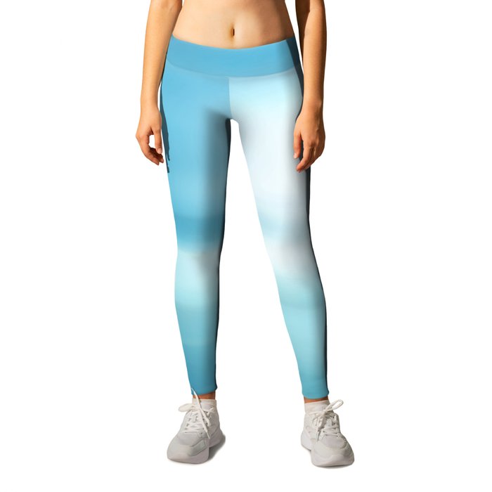 Underwater blue background Leggings