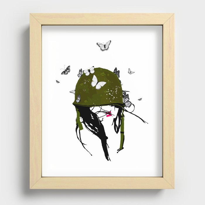 Fight the Good Fight Recessed Framed Print