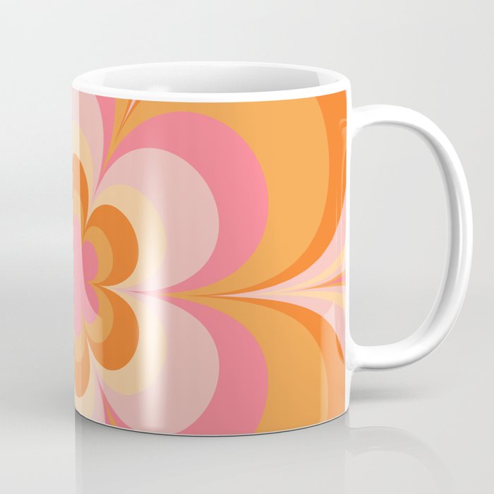 Retro Flower Coffee Mug