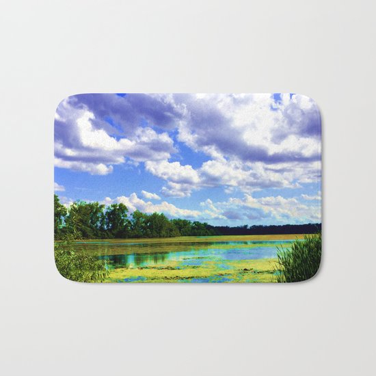 Lake Wingra, Wisconsin Bath Mat