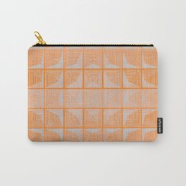 70s Peach Panton Inspired Retro Space Age Abstract Carry-All Pouch
