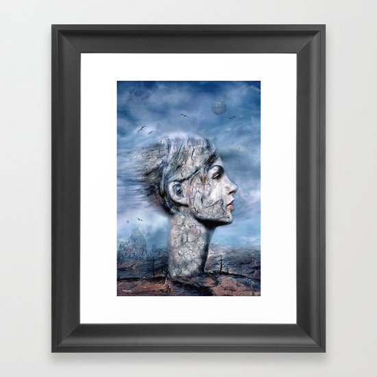 Der Windsturm ! (Solo) Framed Art Print