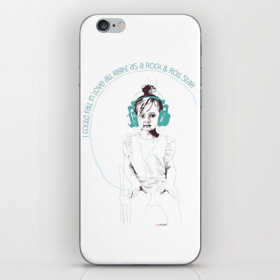 RocknRoll Girl iPhone & iPod Skin