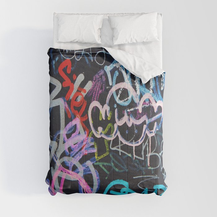 Graffiti Writing Comforter