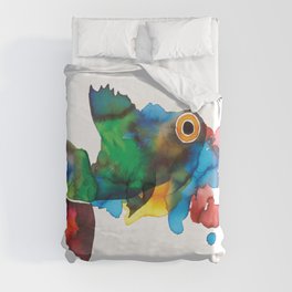 colorful fish Duvet Cover