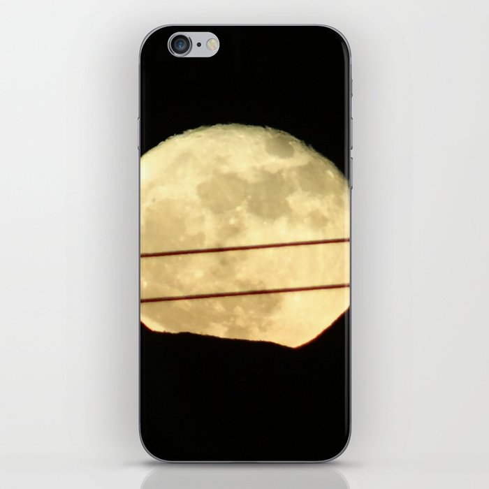 Super Moon Rises behind Mountain iPhone Skin