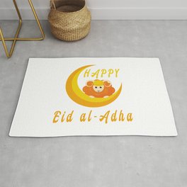 Happy Eid Al Adha Mubarak Eid Karim Funny Sheep Rug | Photo, Animal, Sport, Retro, Gamer, Humour, Cartoon, Funny, Movie, Comic 