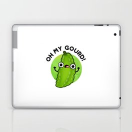 Oh My Gourd Cute Veggie Food Pun Laptop Skin