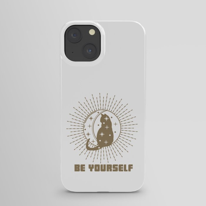 Be yourself iPhone Case