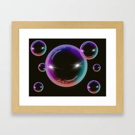 Bubbles Framed Art Print