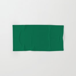 Solid Emerald Color Hand & Bath Towel