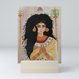 Ancient Egyptian  female musician  Mini Art Print