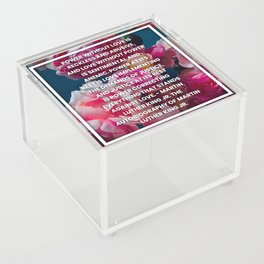 Martin Luther King Acrylic Box