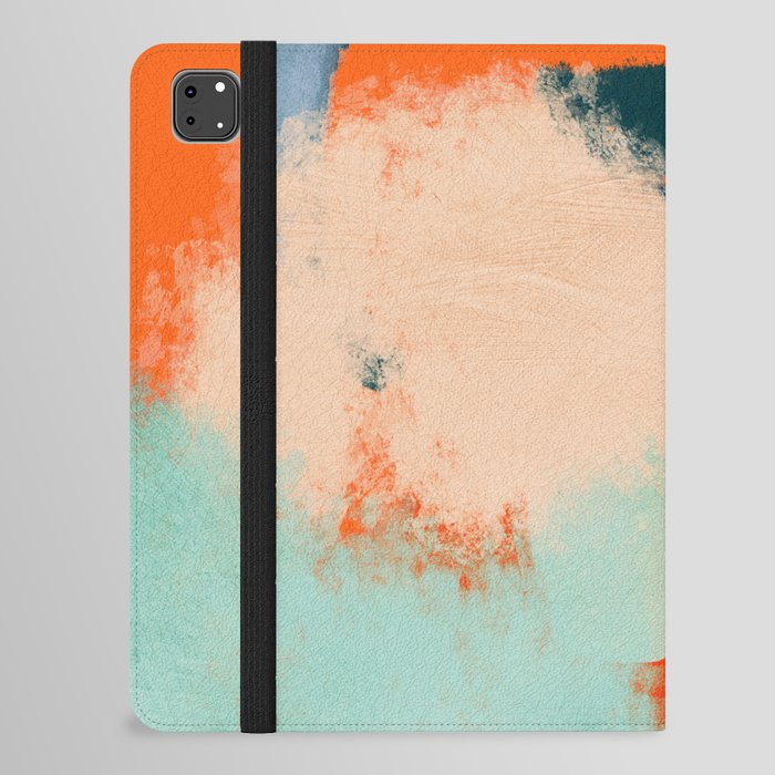 At home abstraction in orange iPad Folio Case