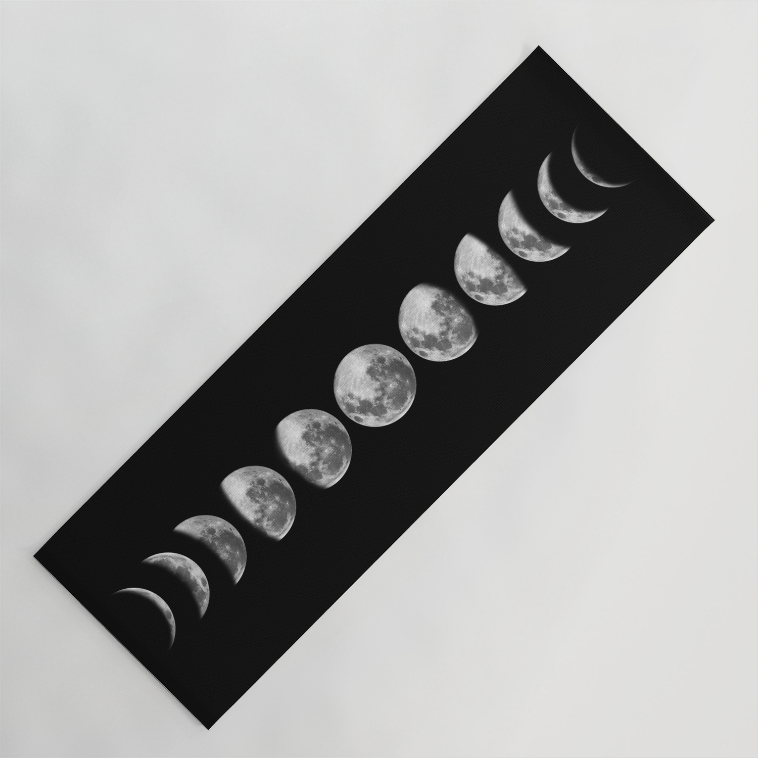 moon phases Yoga Mat by huntleigh 