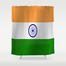 Flag of India Shower Curtain