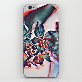 Christmasy Colors Art iPhone Skin