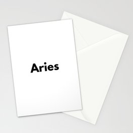 Aries, Aries Sign Stationery Card