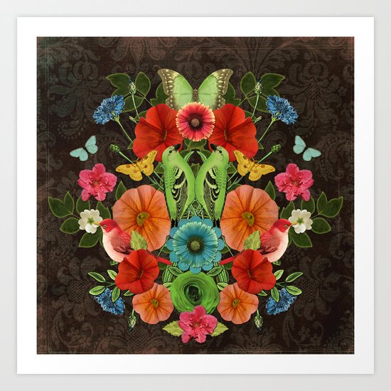Birds of a Feather 2 Art Print