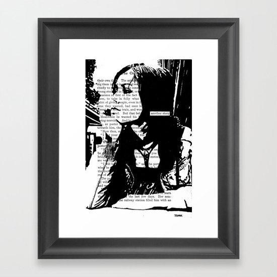 Another Story Framed Art Print