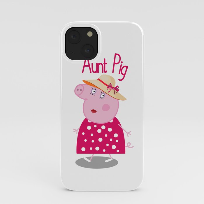 aunt Pig ,aunt Pig tee,Gift for aunt iPhone Case