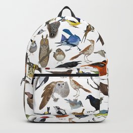 Bird Pattern Backpack | Graphicdesign, Wildbirds, Birdillustration, Pattern, Birdart, Wildlifeart, Birdpattern, Birdspecies, Birds, Digital 