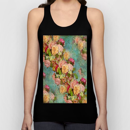 ROSES SO ROMANTIC Unisex Tank Top