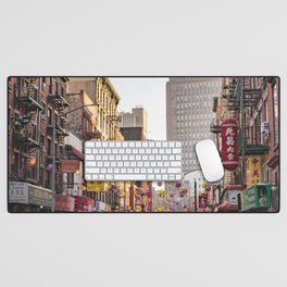 Chinatown Views in New York City | Travel Photography Desk Mat