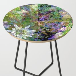 Raindrops Garden Collage Side Table