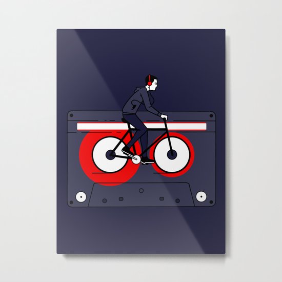 Welcome to Your Tape Metal Print