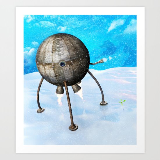 The Landing Art Print