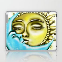 Moon and Sun. Love. Anime Valentine Laptop Skin