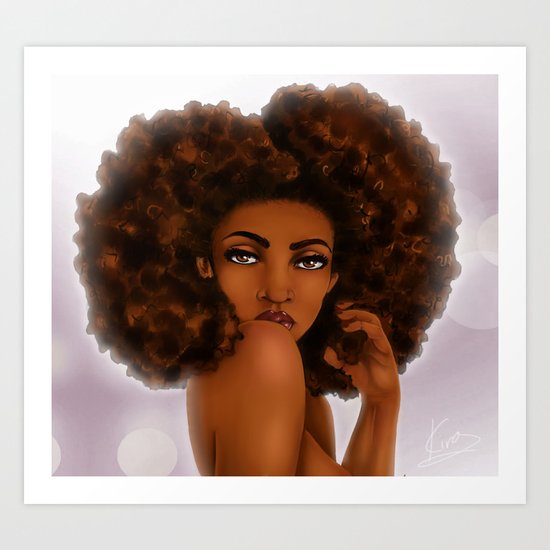 Natural Portrait Art Print