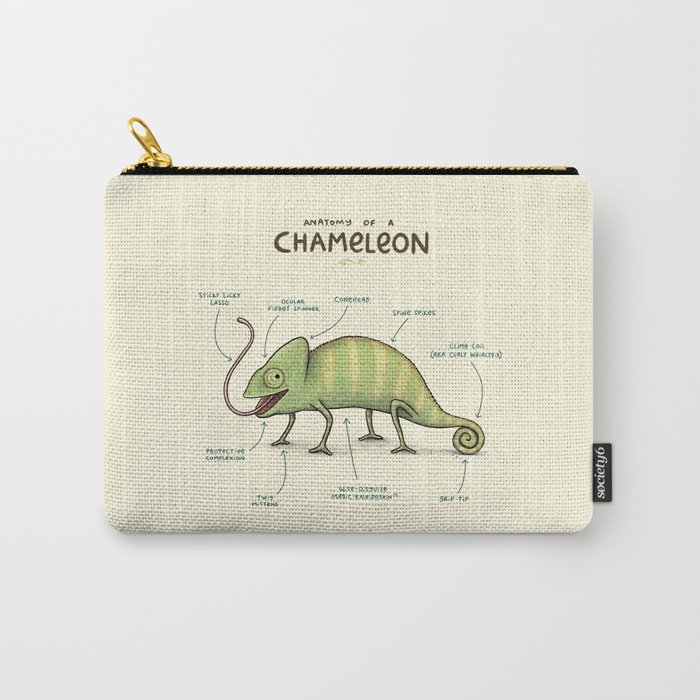 Anatomy of a Chameleon Carry-All Pouch