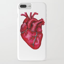 Anatomical Heart Painting Red iPhone Case