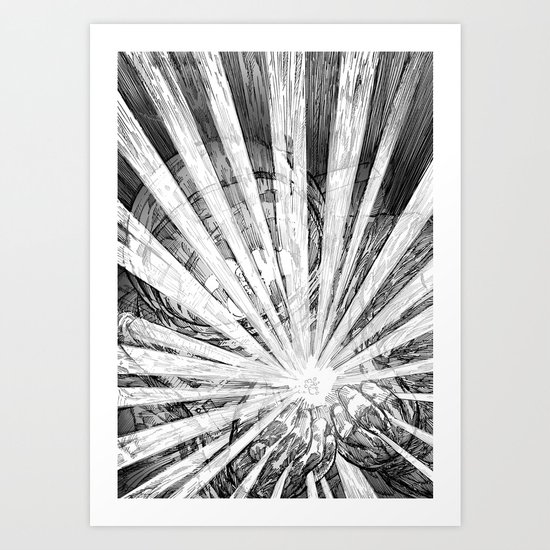 Whiteout Art Print