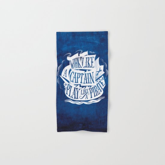 like a pirate Hand & Bath Towel