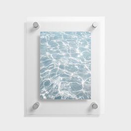 Crystal Clear Blue Water Photo Art Print | Crete Island Summer Holiday | Greece Travel Photography Floating Acrylic Print