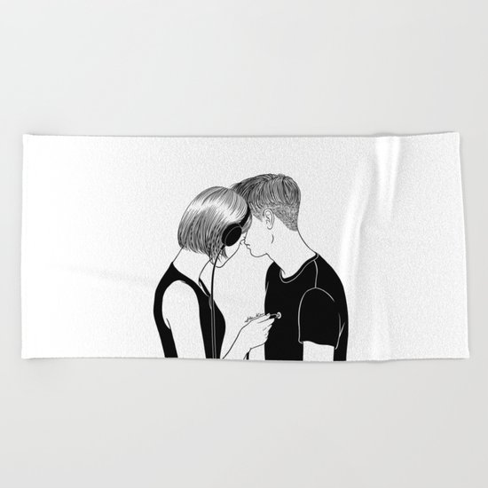 Love Song Beach Towel
